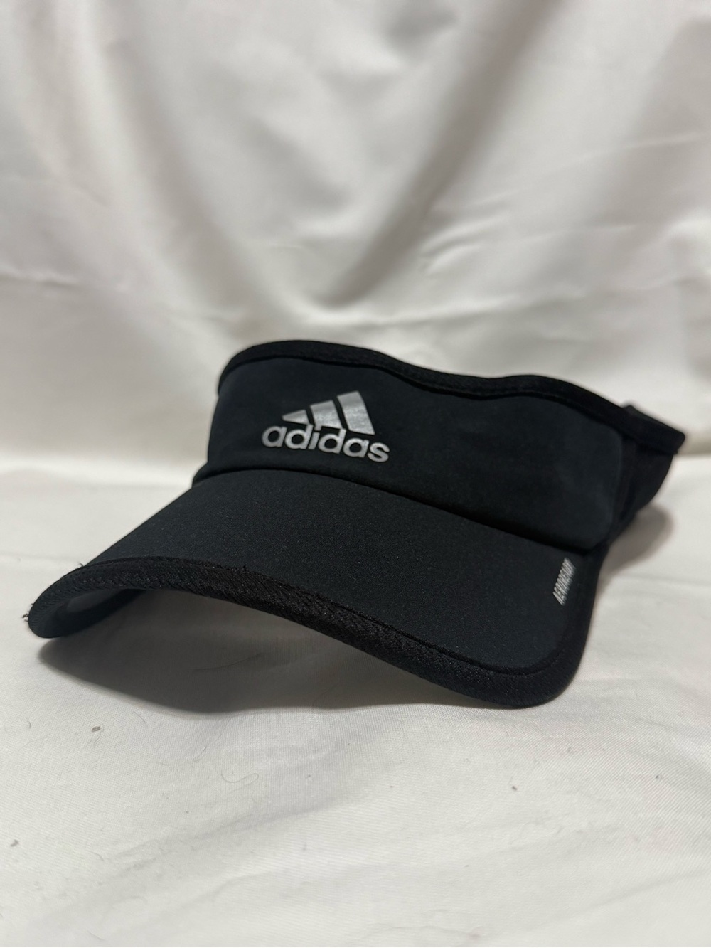 Adidas Black Visor with White Logo